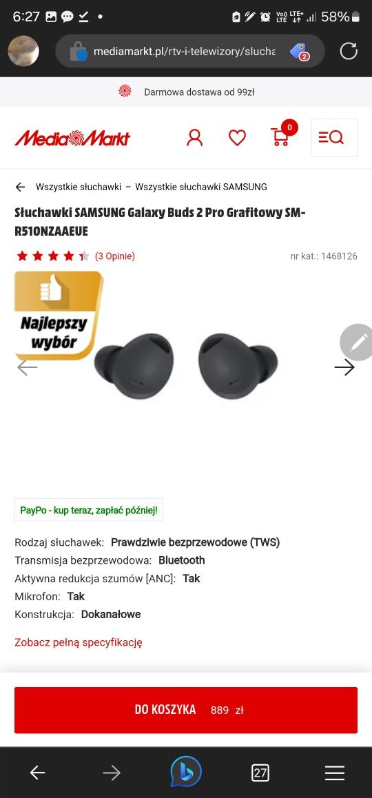 Samsung Galaxy buds 2 pro