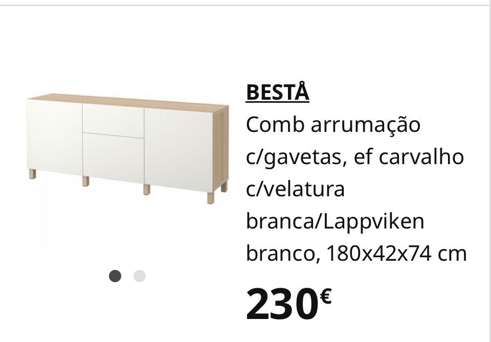 Balcão Ikea 3 portas