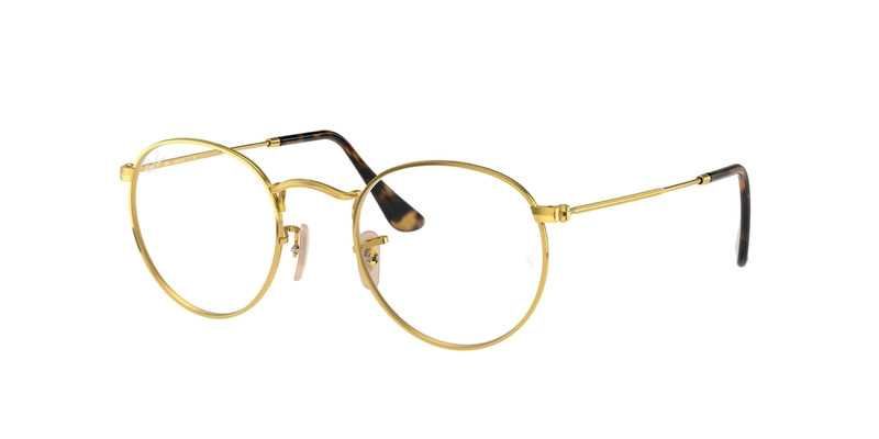 Armação Óculos Ray Ban Round Metal