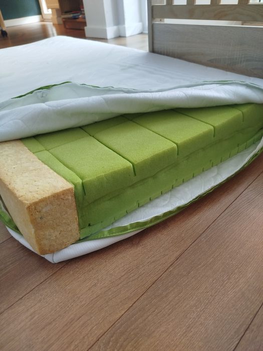 Materac niemowlęcy lateksowo piankowy 140x70