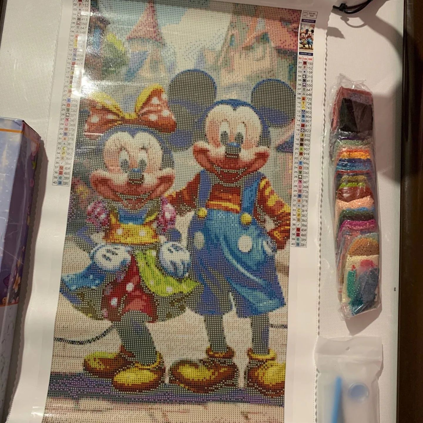 Алмазная мозайка Микки Маус 60/30 см
