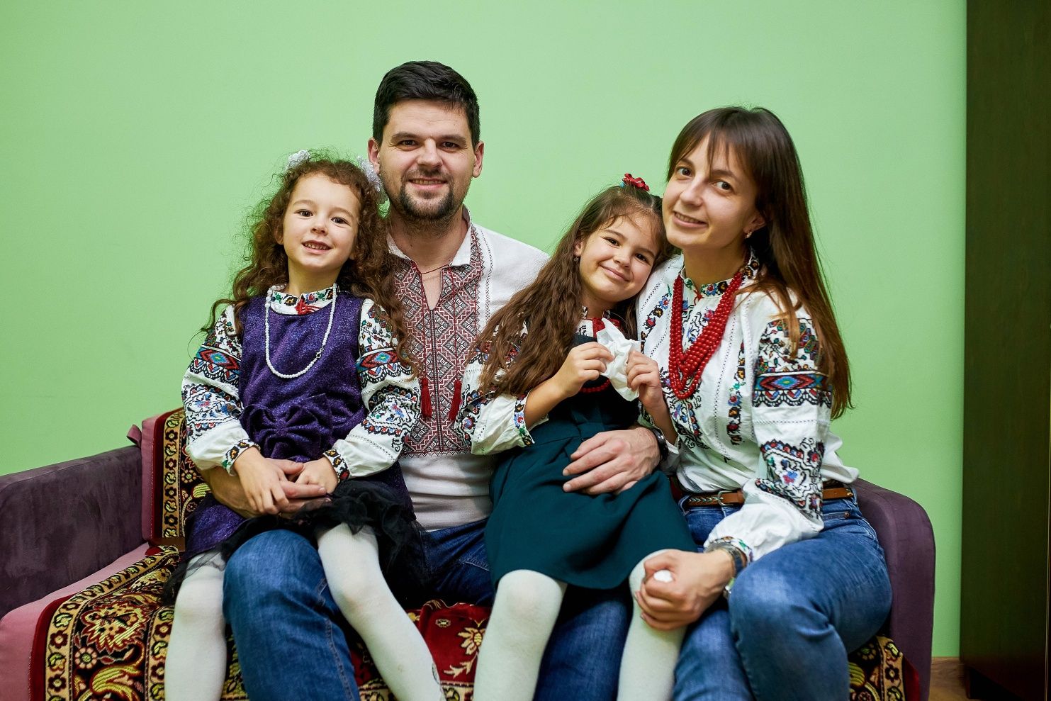 Вишиванка дитяча Мережка  116,122,158 см Комплект Family look