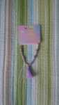 zawieszka do telefonu z chwostem, serca, fioletowa, 18 cm, phone charm