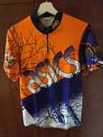 Koszulka Asics, rowerowa, z nadrukiem, stan bardzo dobry, rozmiar M