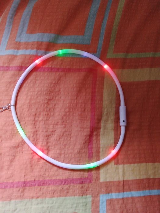 Нашийник новий світлодіодний LED для собаки. Розмір 80 см. 3 режими.