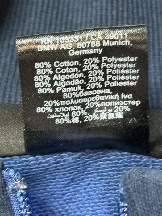 Bmw кофта оригинал синяя олимпийка м размер l motorrad racing zip