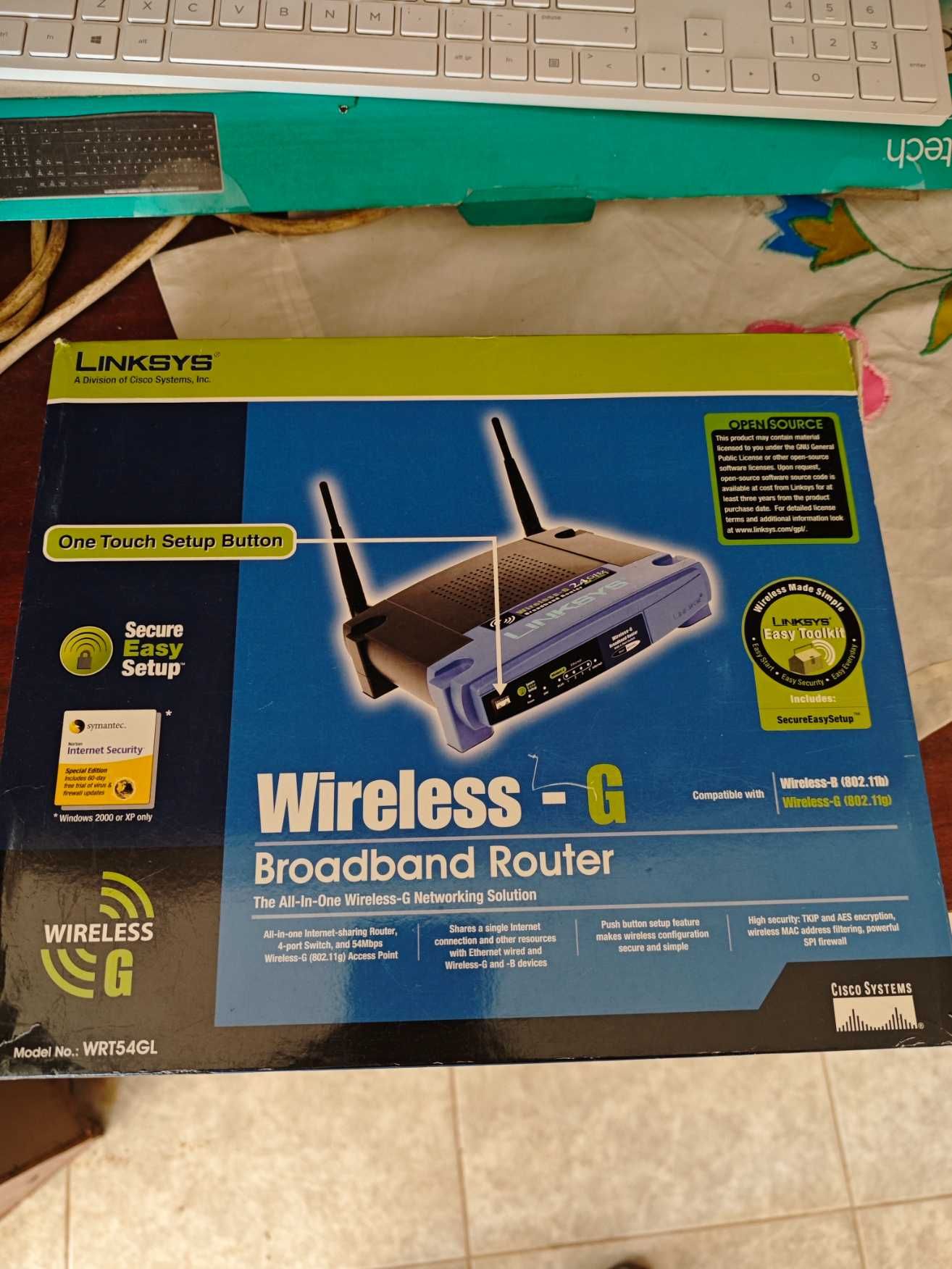 Router Wireless Linksys WRT54GL