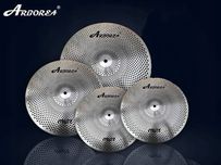 Arborea MUTE Silver Mirror set talerzy 14" 16" 20" BLACK WEEK
