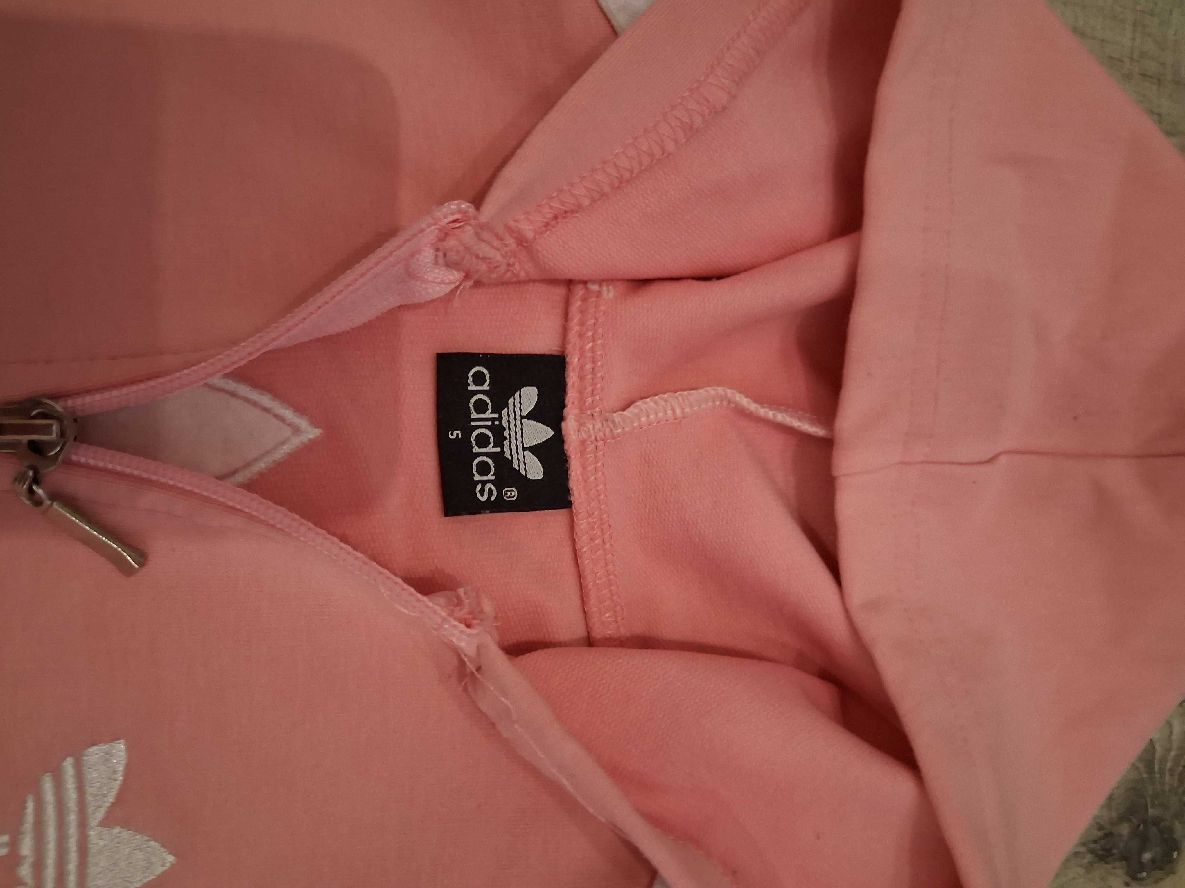 Dres adidas śliczny róż 86/92