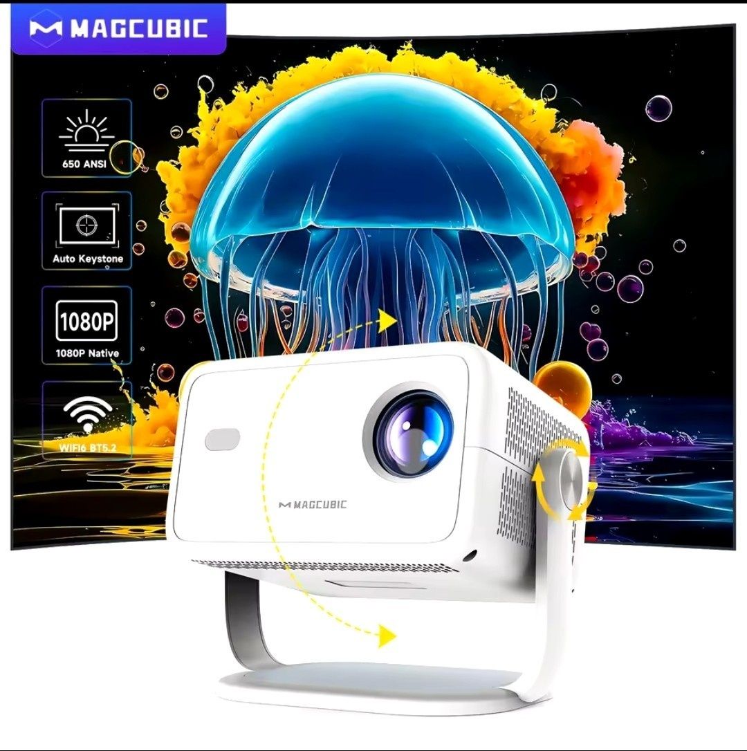 Projektor L018 Magcubic/ 650 lm WI-FI, 4K/ Android 11/Auto Focus/ z PL