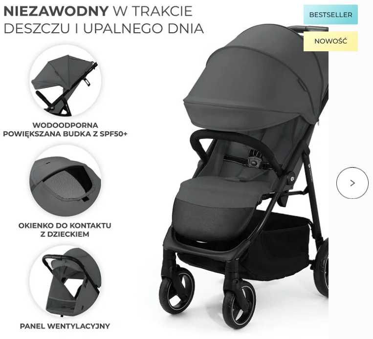 Wózek spacerowy TRIG do 25kg nowy