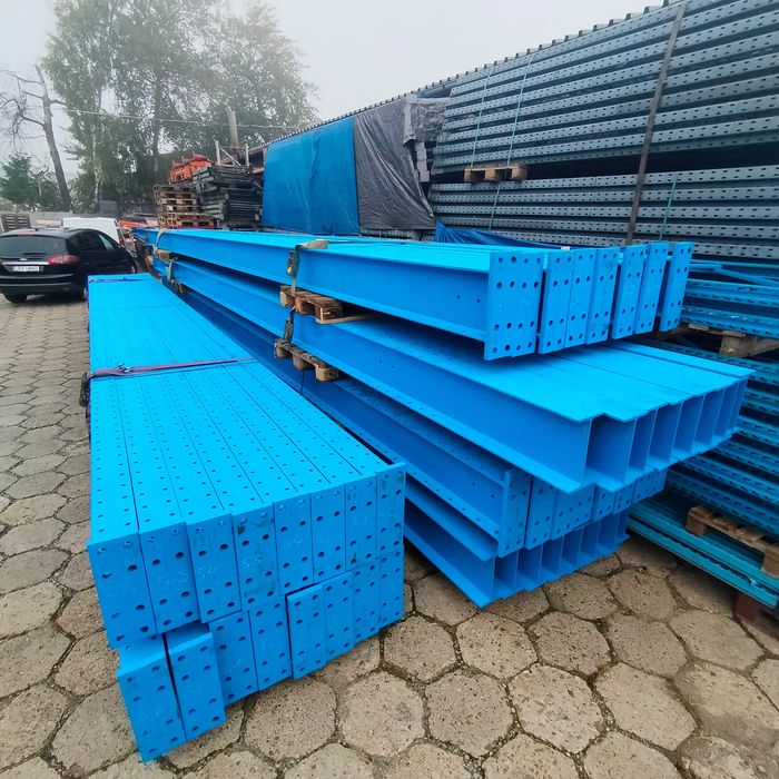 Regał wspornikowy jednostronny H600cm do profili  rur drewna  dłużyc