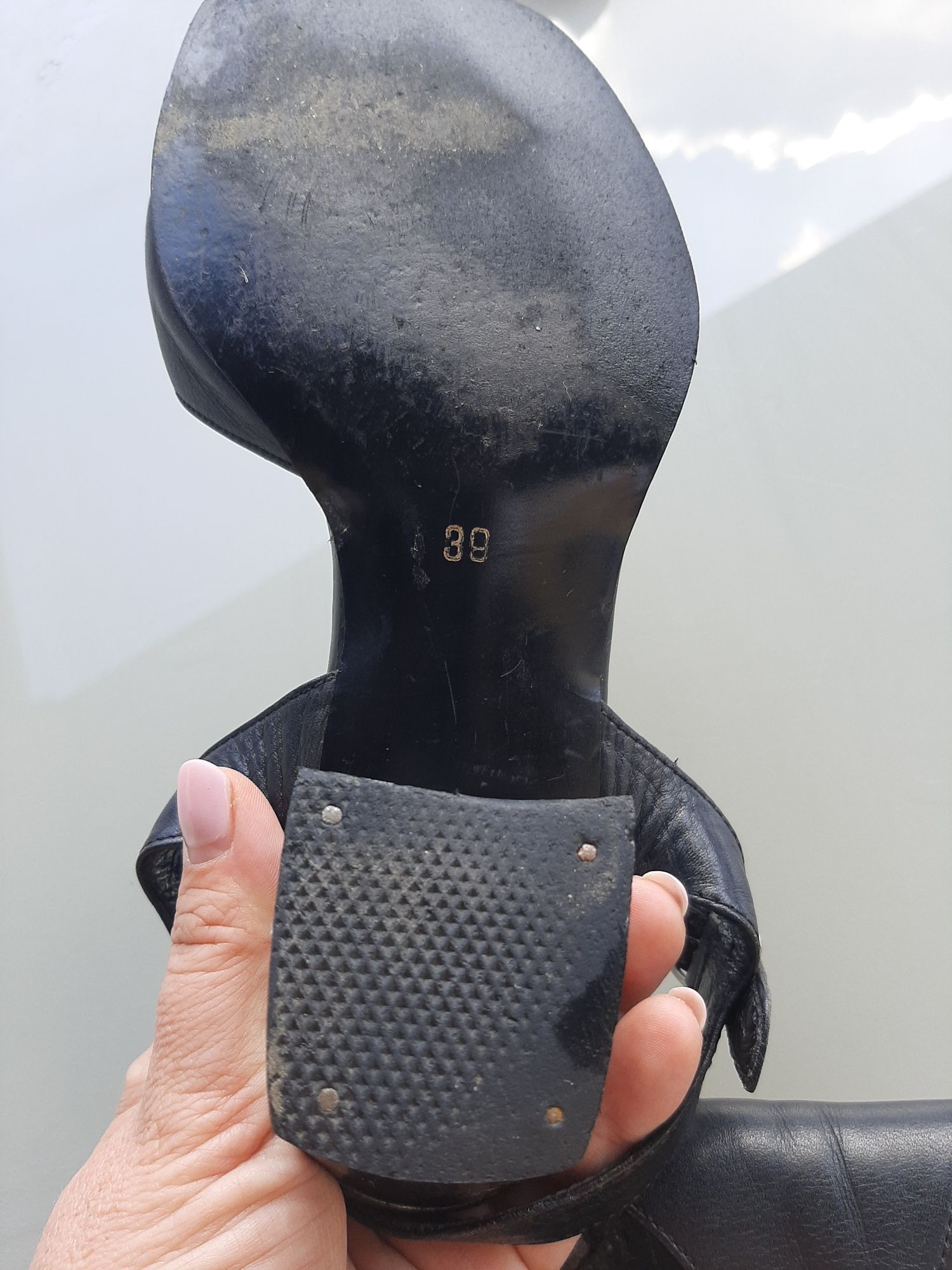 Sandały czarne roz 39