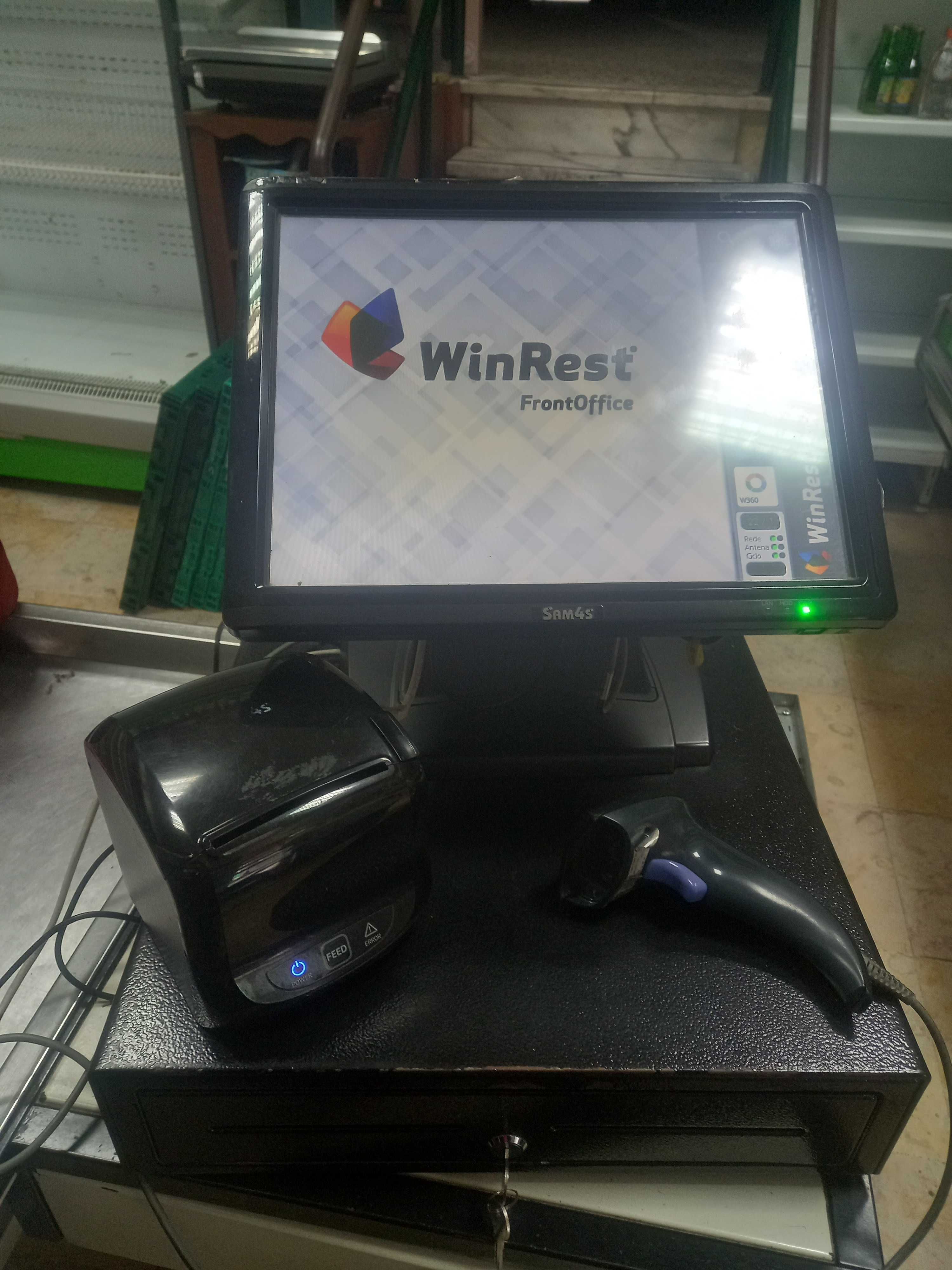 POS+Impressora+Gaveta+Scanner