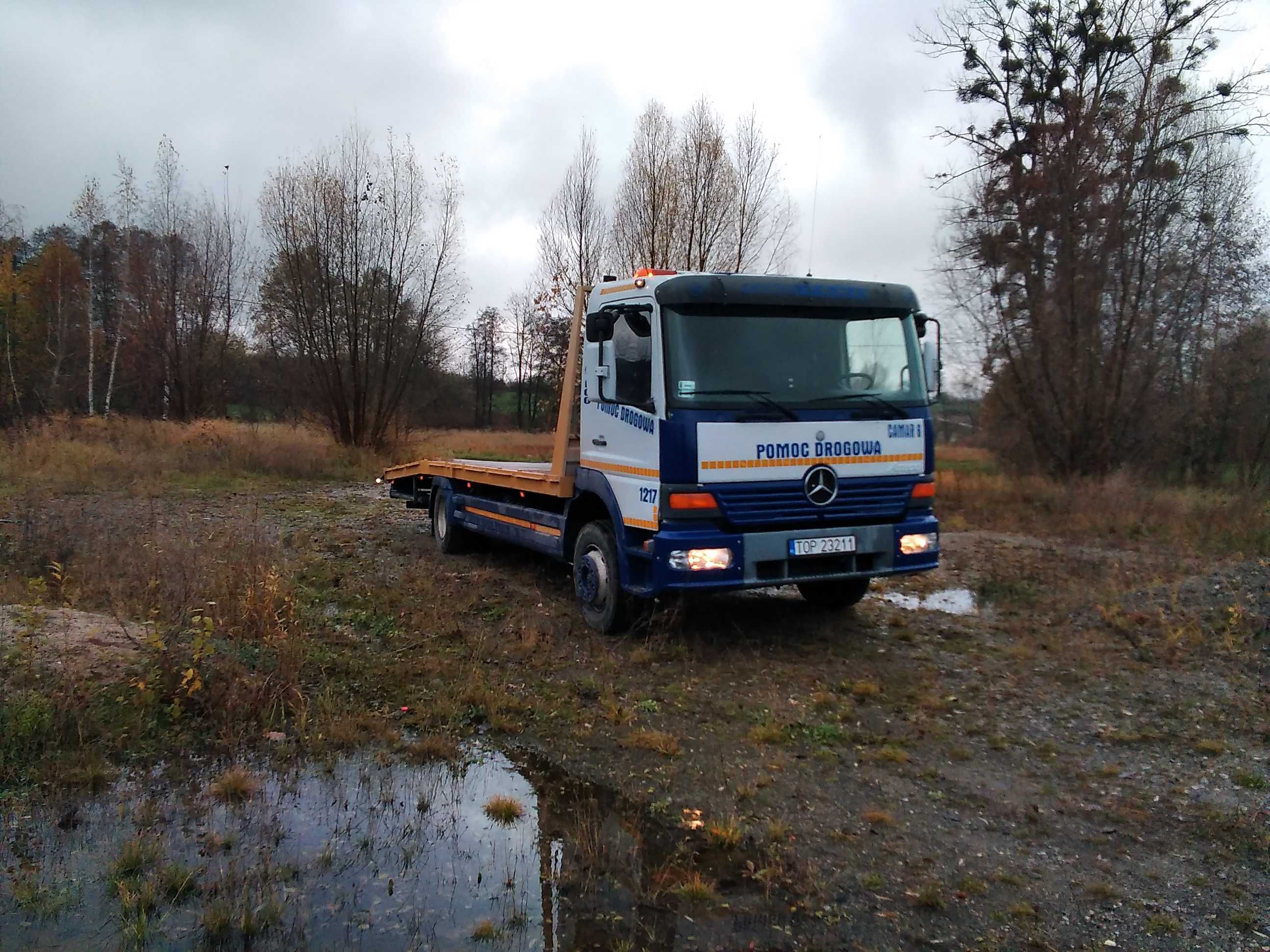 Zabudowa Pomoc Drogowa Laweta Autolaweta Pojazd Spec Man 12.225 Najazd