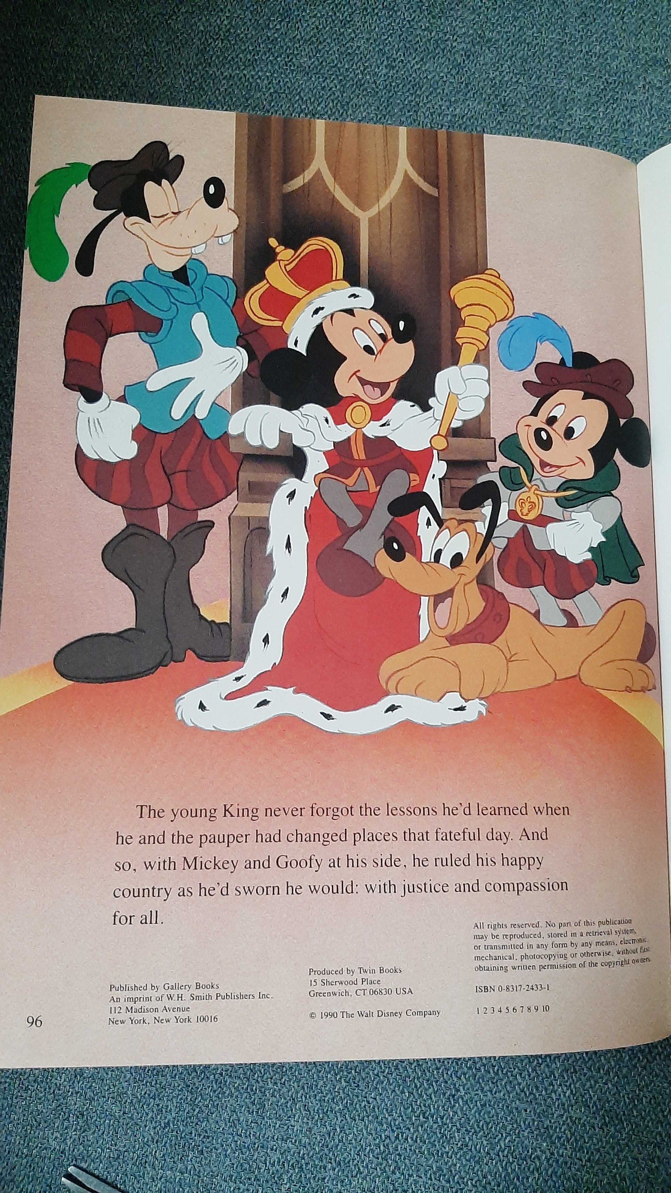 Disney The Prince and the Pauper Książę i żebrak po angielsku A4 Egmon