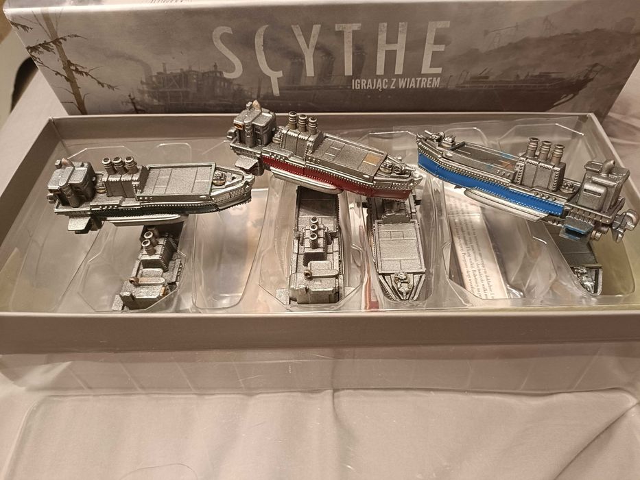 Scythe gra planszowa + dodatki + fabryka