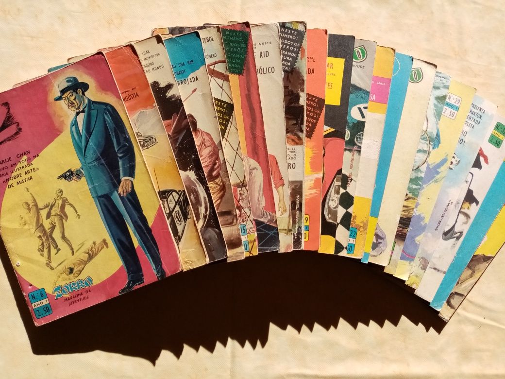 Revistas da colecção Zorro