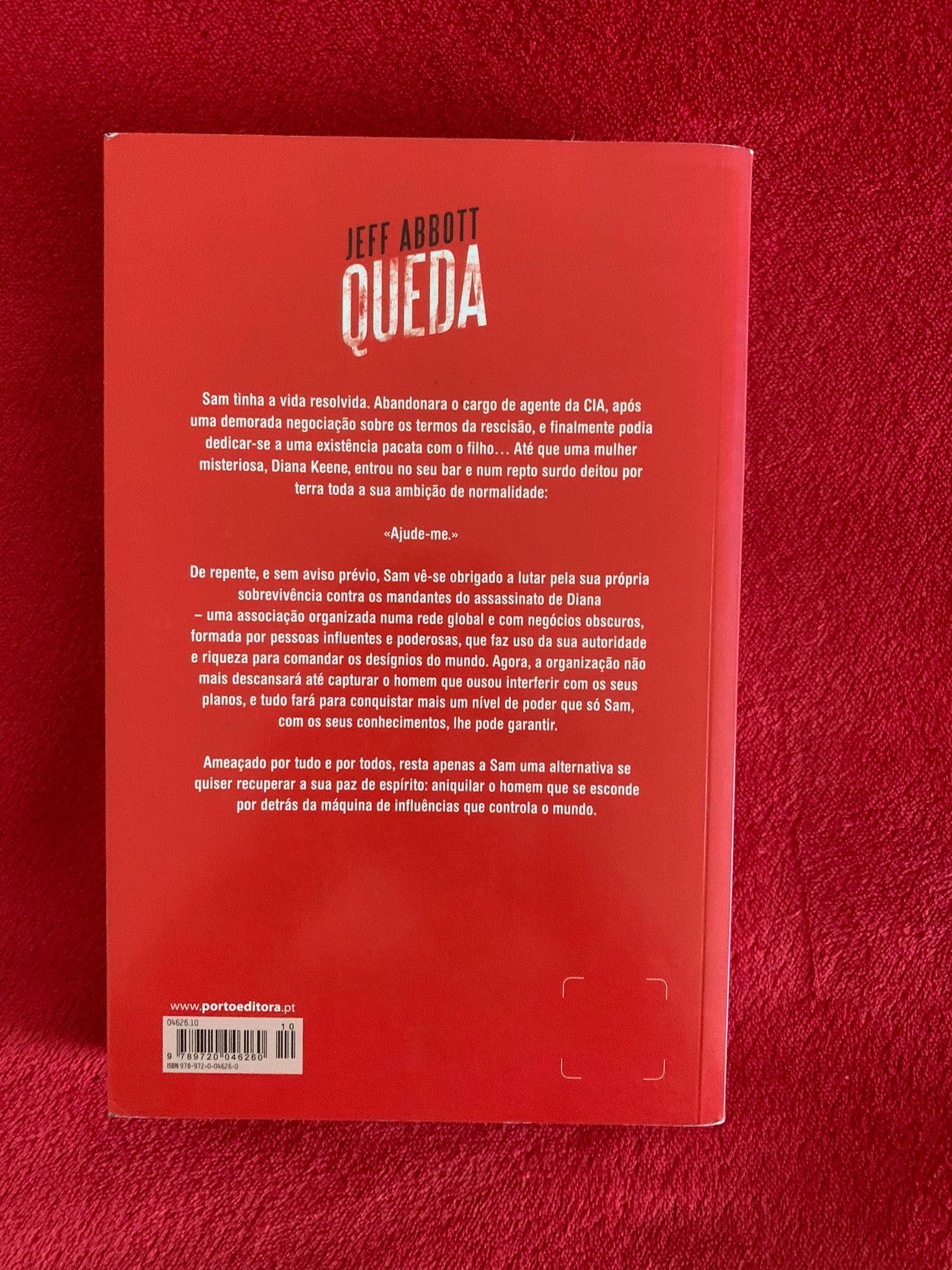 Livro "A Queda" de Jeff Abbott