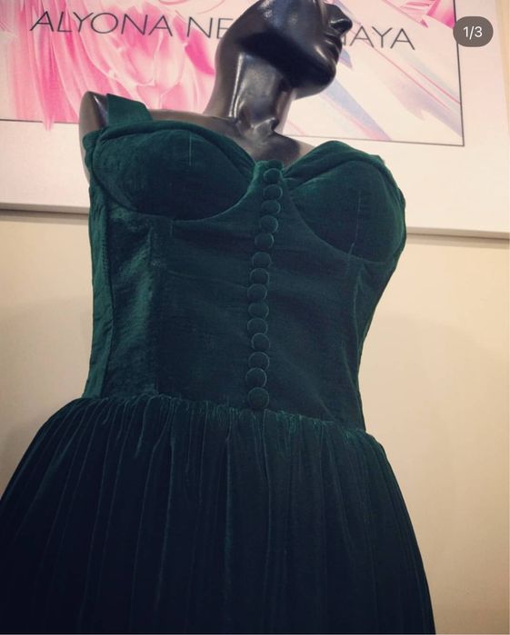 Вишукана оксамитова корсетка сукня (преміум тканина і якість пошиття)