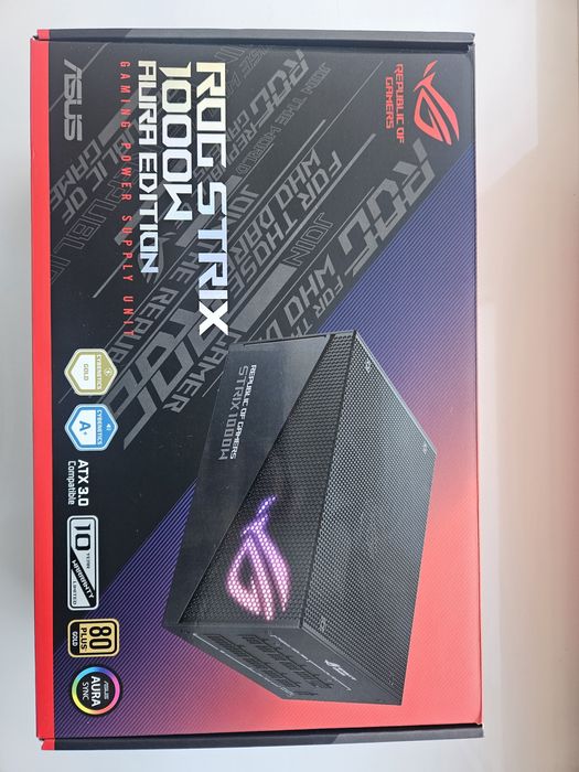 Блок живлення Asus ROG Strix PCIE5 1000W Aura Edition 90YE00P1-B0NA00