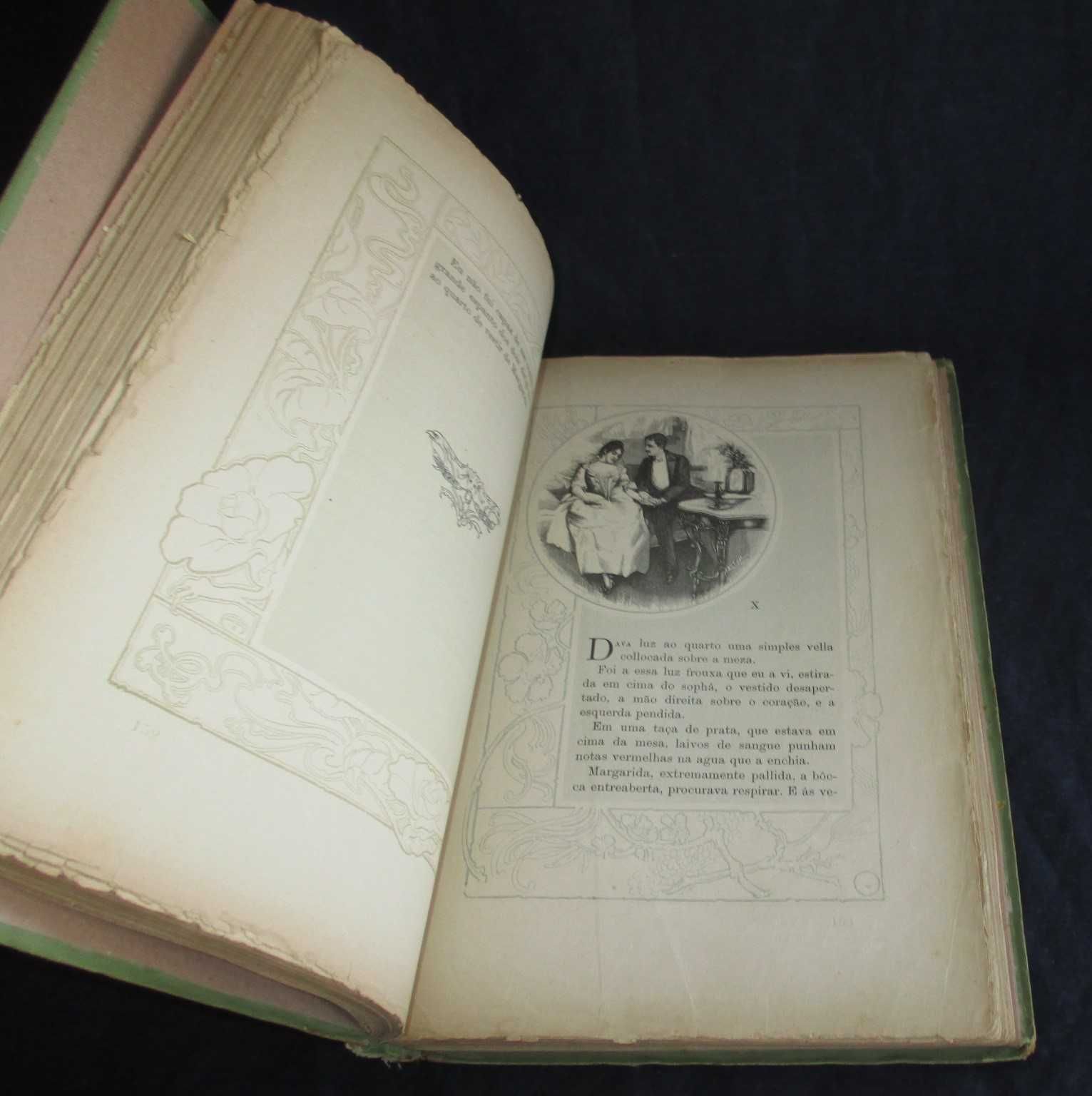 Livro A Dama das Camélias Alexandre Dumas Edição Ilustrada e de Luxo