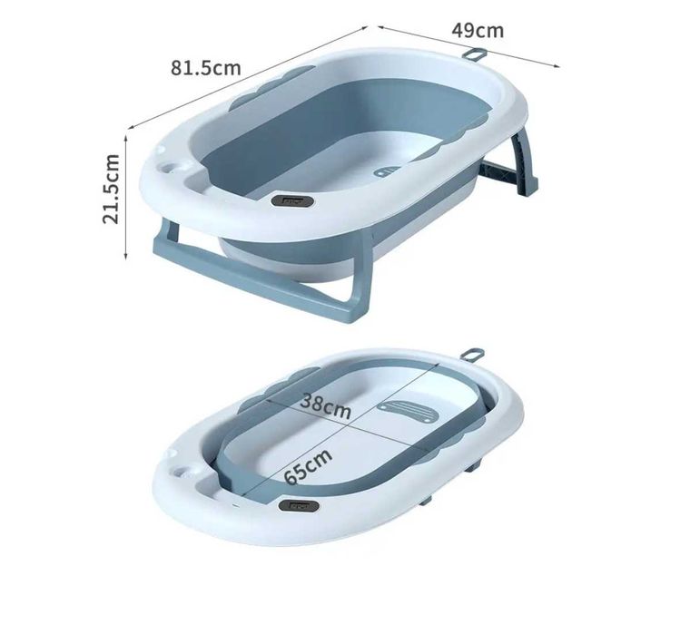 Ванночка для купания новорожденных детская складная