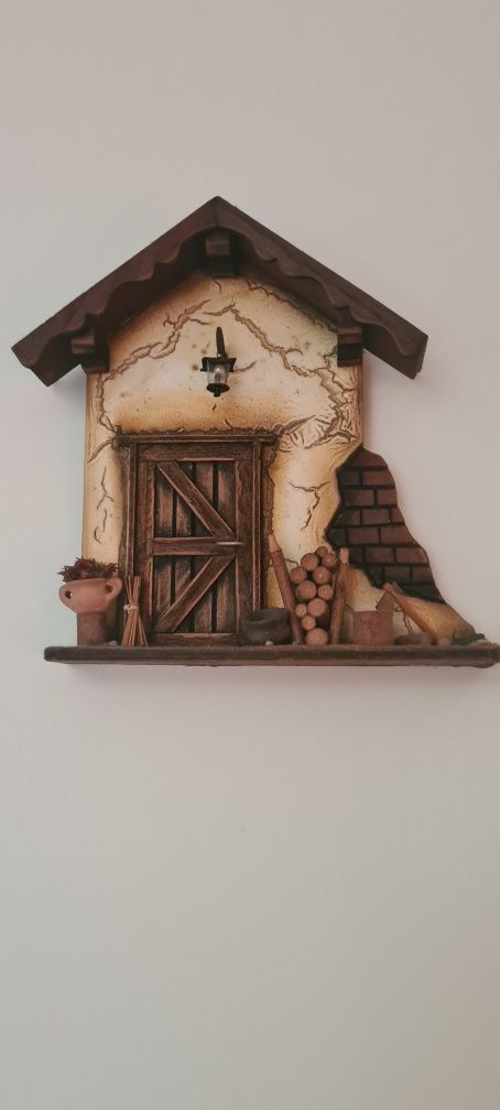 Conjunto 3 casas decorativas de madeira