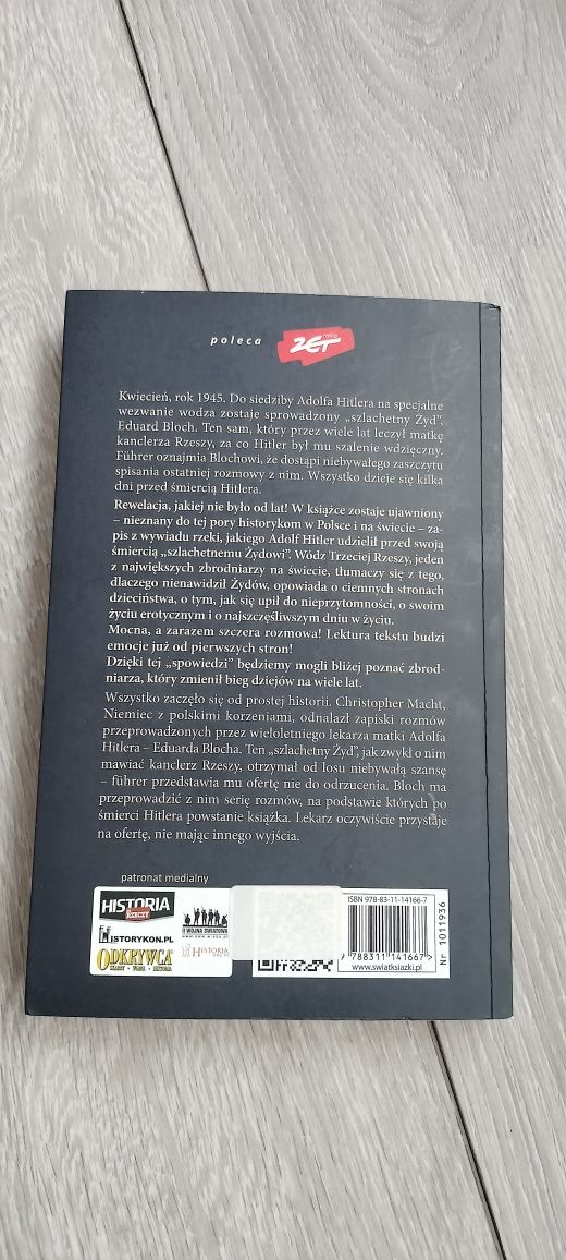 Książka ,, Spowiedź Hitlera szczera rozmowa z Żydem "