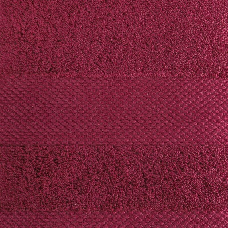 Ręcznik 50x90 Lorita amarantowy frotte 500g/m2
