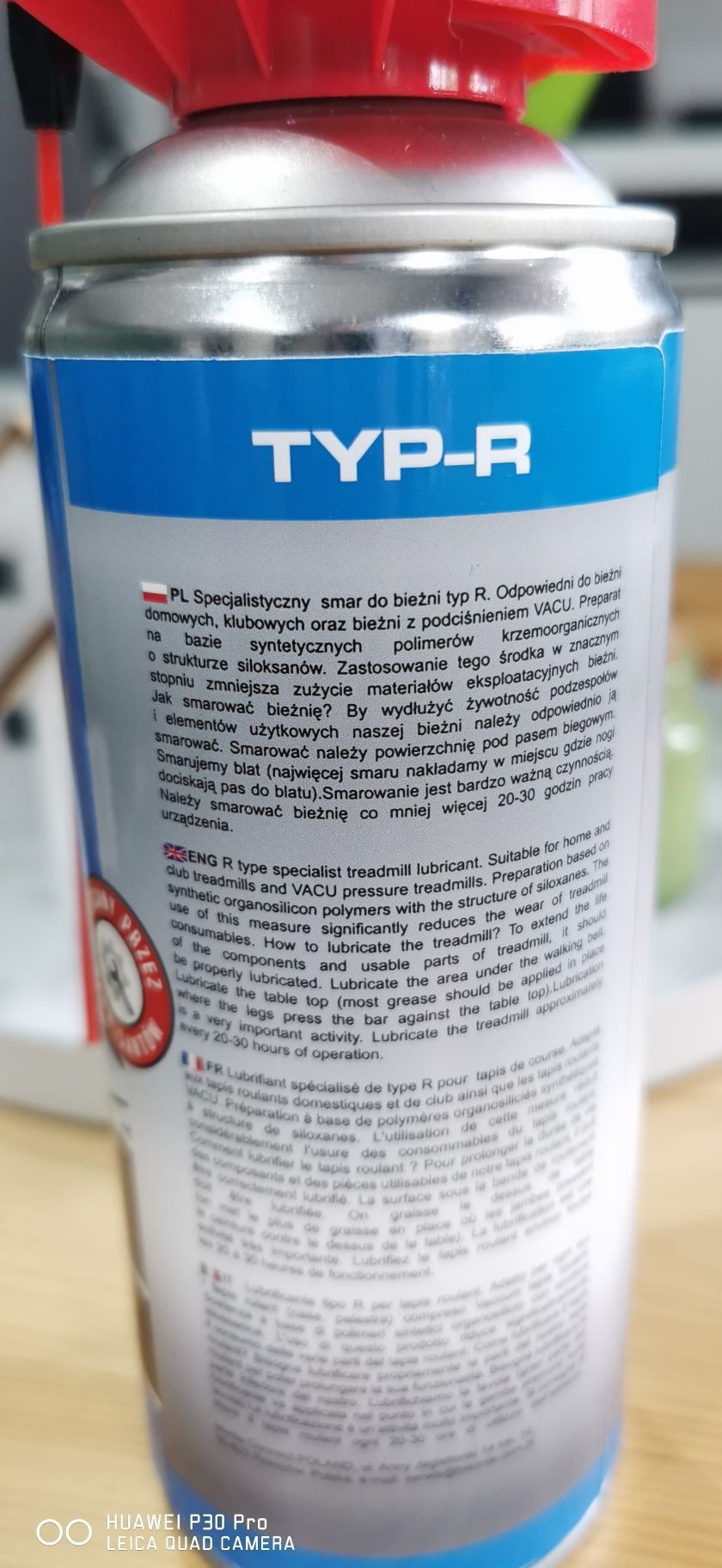 Smar do bieżni treningowych typ R 400 ml