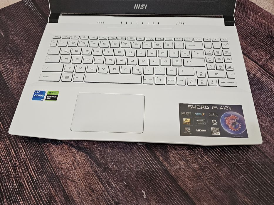 MSI Sword 15 A12V (Core i5-12450H/16Gb/RTX 4050/SSD 512Gb/IPS 144Hz)