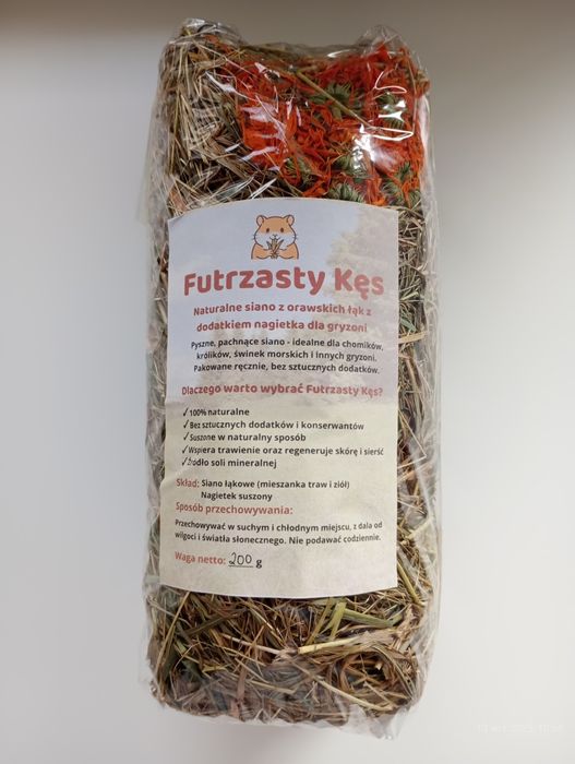 Siano Futrzasty Kęs z dodatkiem nagietka 200g