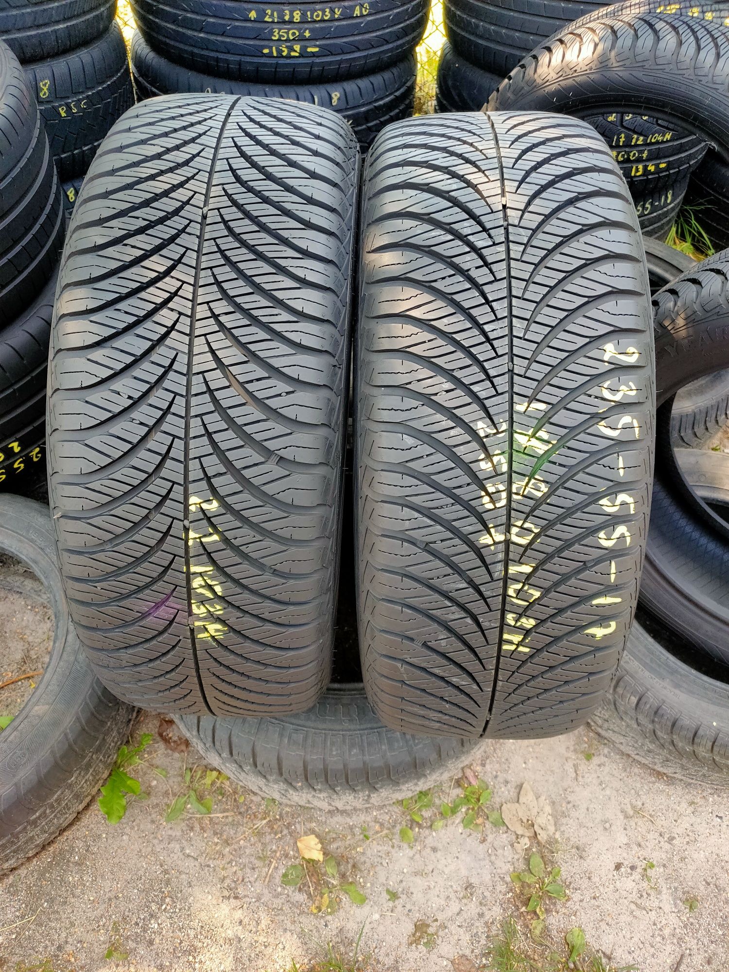 4x 235/55R17 103H GoodYear Vector4Season 2018r 8mm GWARANCJA ADIGO