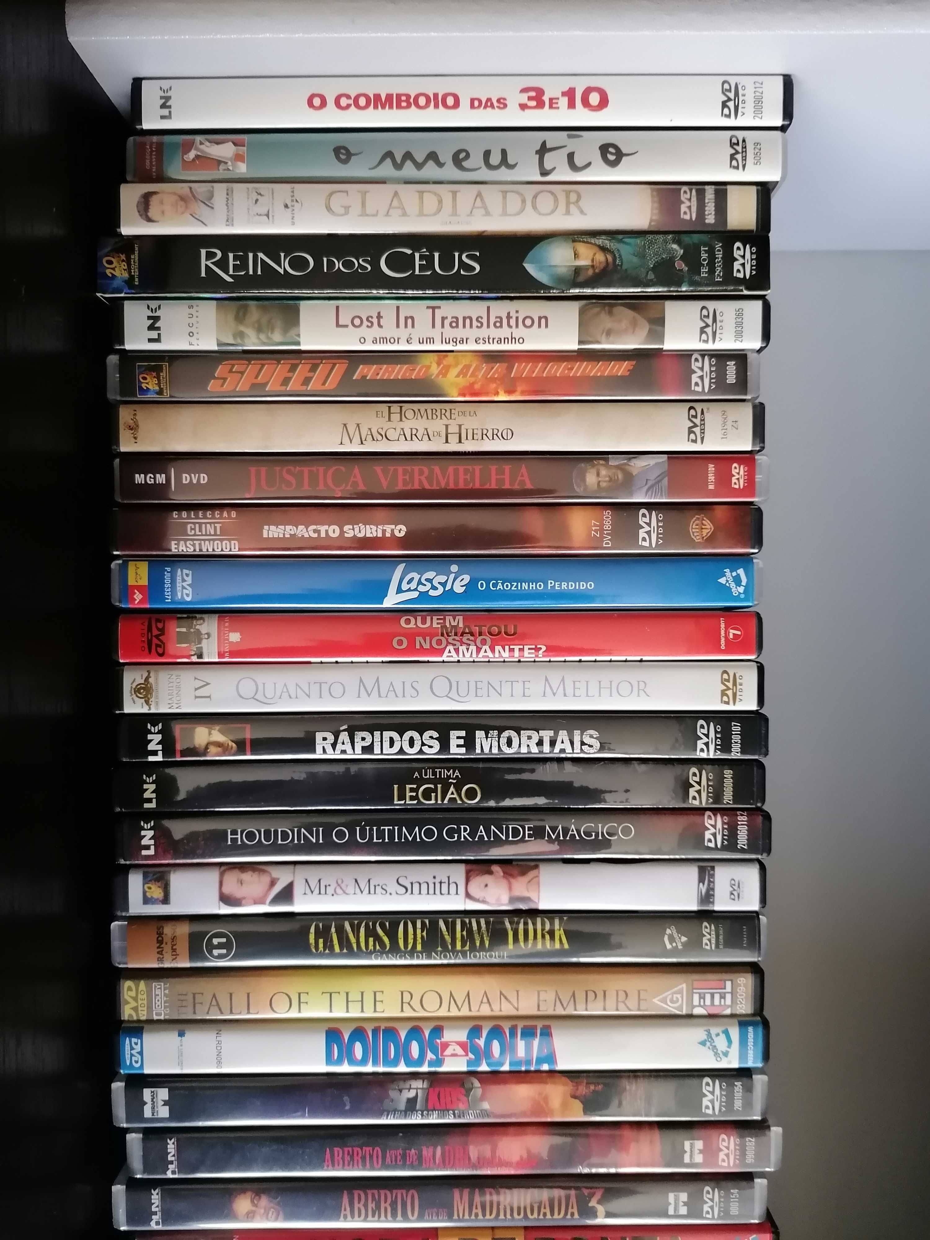 DVDs Originais e como novos para desocupar