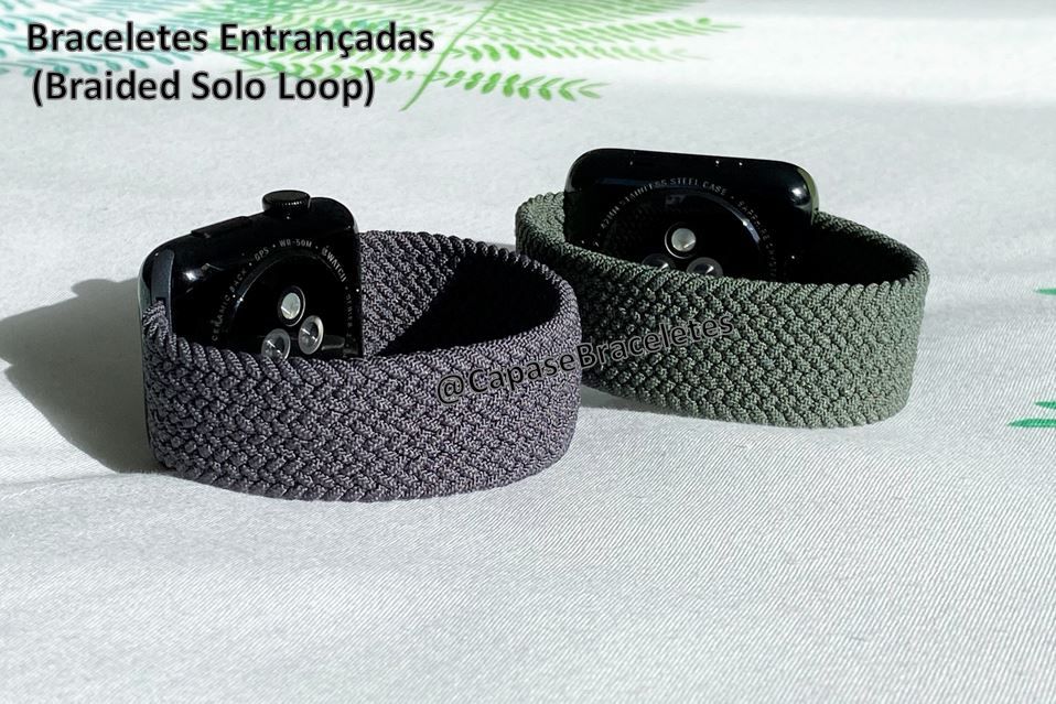 Bracelete entrançada para Apple Watch (Braided Solo)