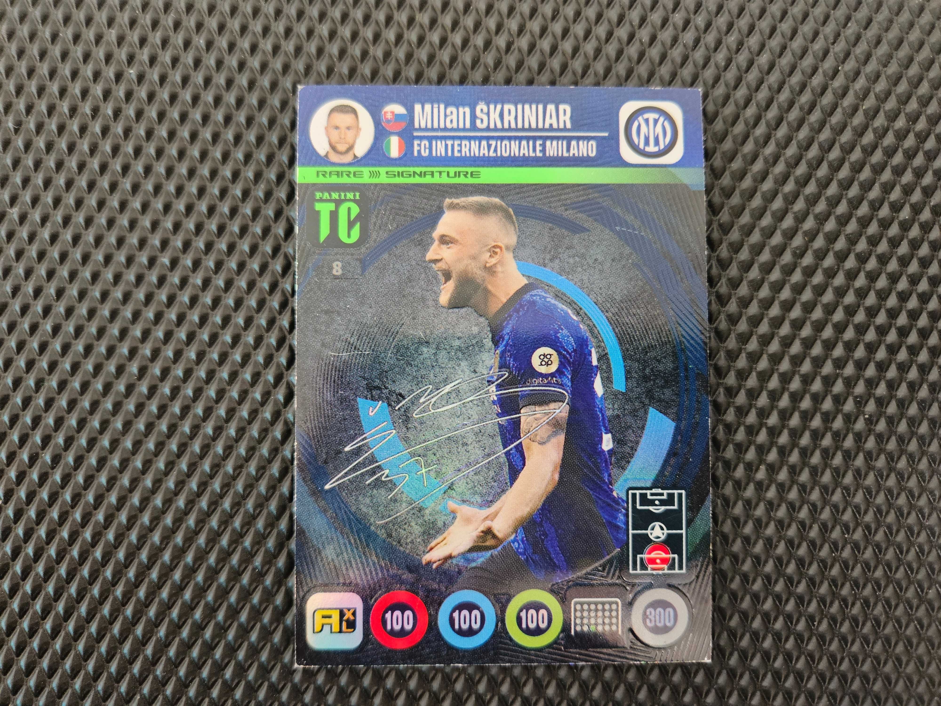 Karta panini top Class Milan Skriniar