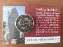 Coincard de 2€ Malta 2020 Templo de Skorba (marca Cornucópia)