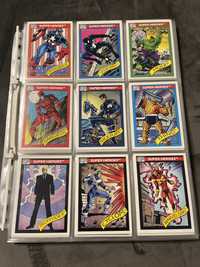 Karty marvel z 1990 roku full set 162 sztuki