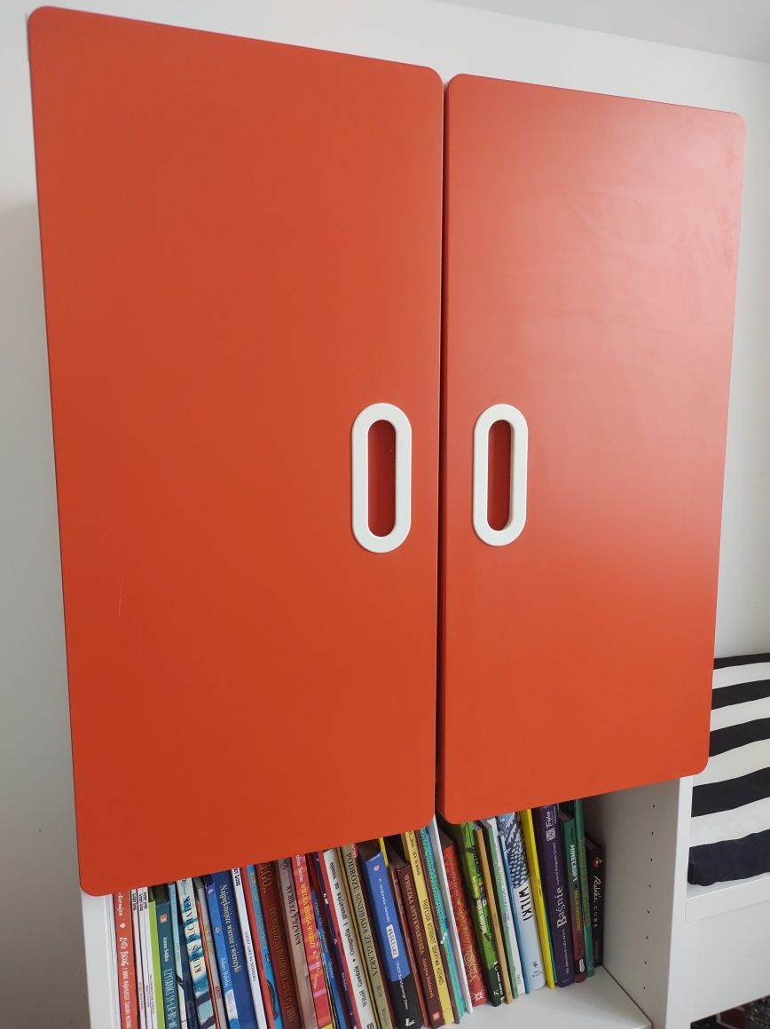 Ikea Stuva czerwona komoda + ławka z poduszką