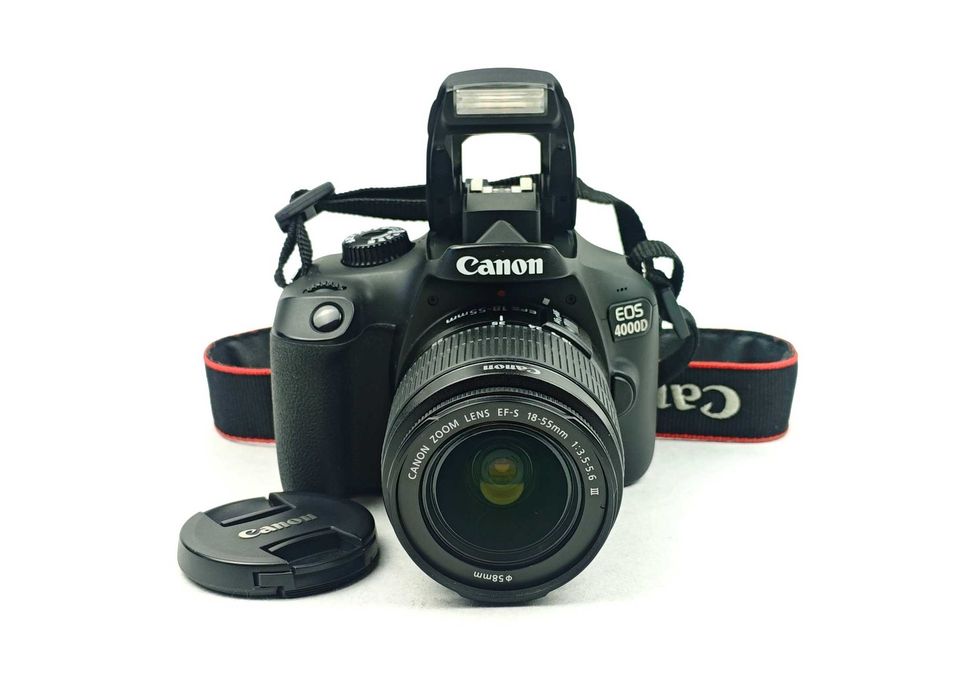 Дзеркальний фотоапарат Canon 4000D 18-55mm 64Gb (Wi-Fi / Пробіг 9124)