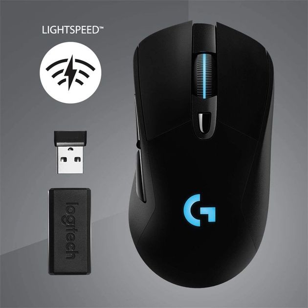 Миша Logitech G703 Hero 16K Lightspeed Gaming Mouse Wireless/USB Black