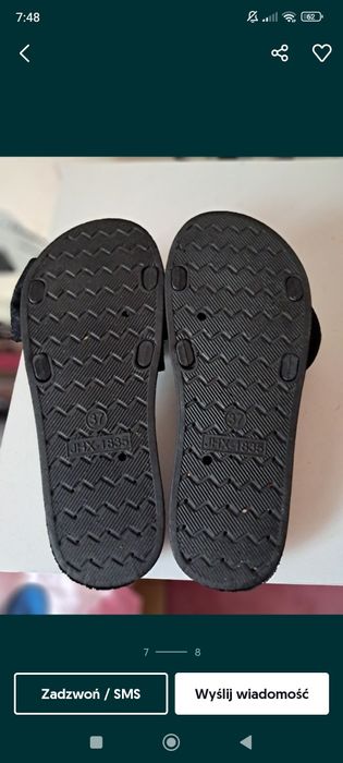 Sprzedam Klapki czarne