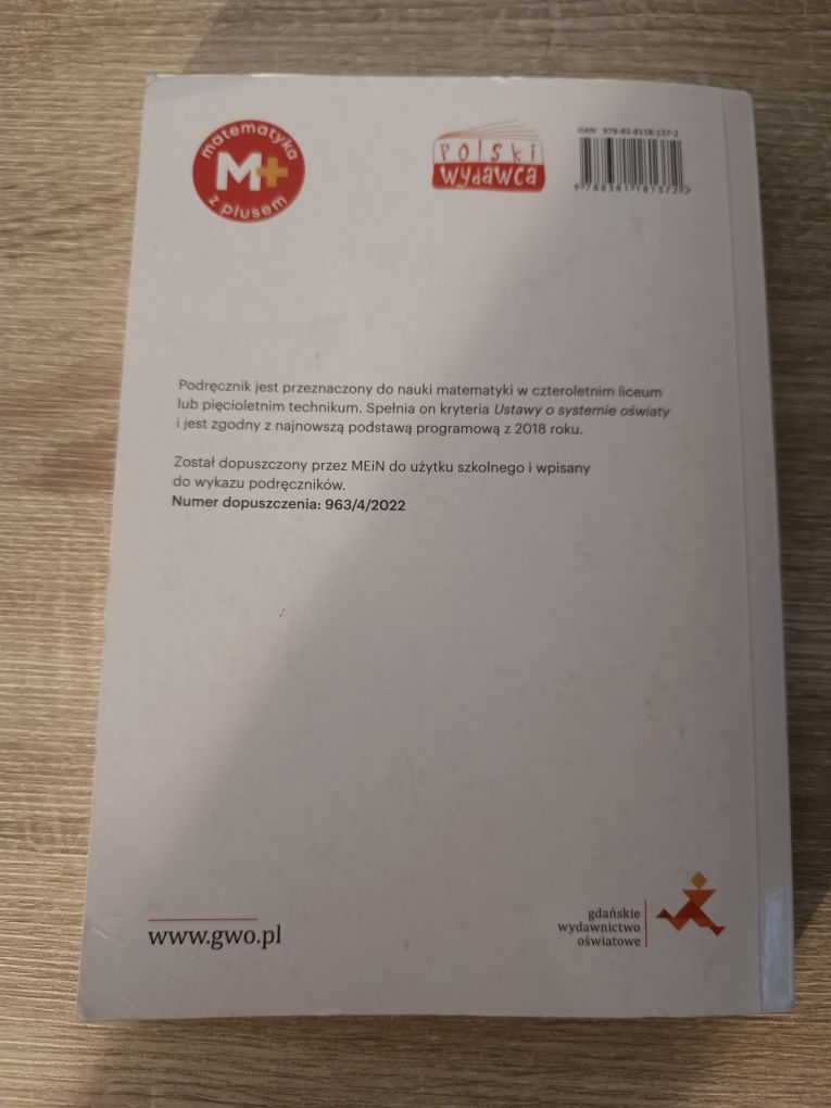 Matematyka z plusem 4 zakres rozszerzony