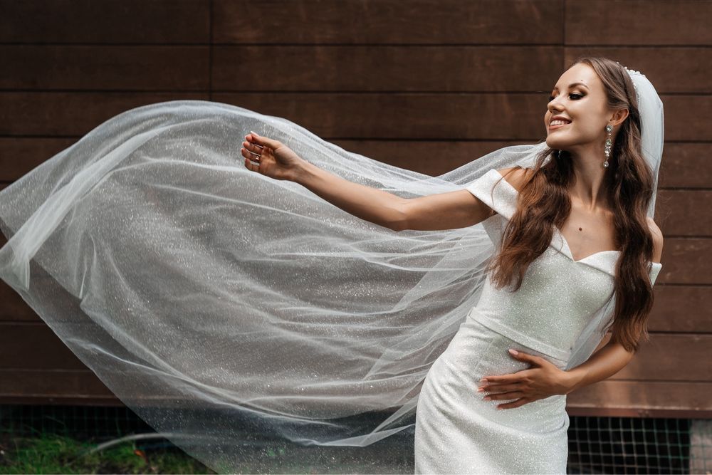 Сяюча весільна сукня|ВЕСІЛЛЯ 2023|Свадебное платье с блёстками