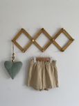 Spodenki szorty beżowe lil’ atelier wiskoza len 110/116 jak newbie