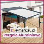Pergola tarasowa zadaszenie altana wiata na taras do ogrodu Luxo