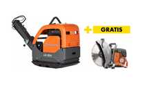 Zagęszczarka Husqvarna LG504 Hatz El 700 mm + przecinarka K 770 GRATIS