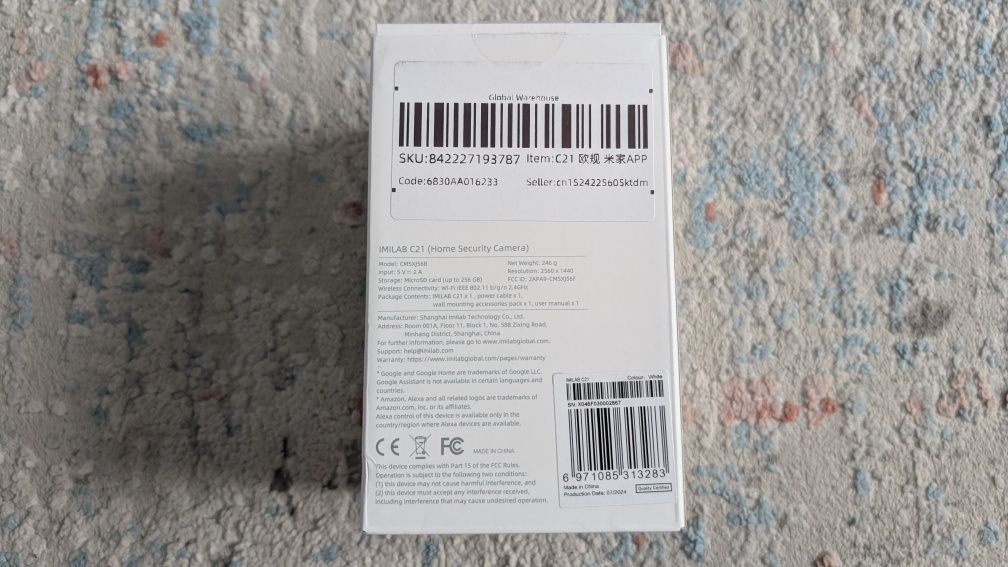Câmara Segurança WiFi Imilab C21