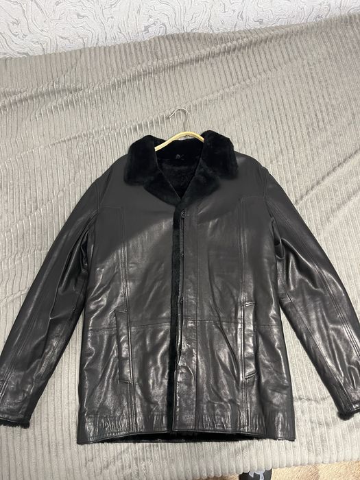 Мужская кожаная натуральная дубленка Marko Rossini 3XL